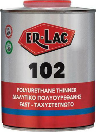 Εικόνα της Er-Lac Tαχυστέγνωτο Διαλυτικό Πολυουρεθάνης Νο 102 Διάφανο