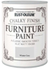 Εικόνα της Rust-Oleum Chalky Garden Furniture Paint Χρώμα Κιμωλίας Winter Grey Matt 750ml