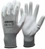 Εικόνα της F.F. Group Γάντια Εργασίας Αντιστατικά Πολυουρεθάνης Λευκά 10''/XL