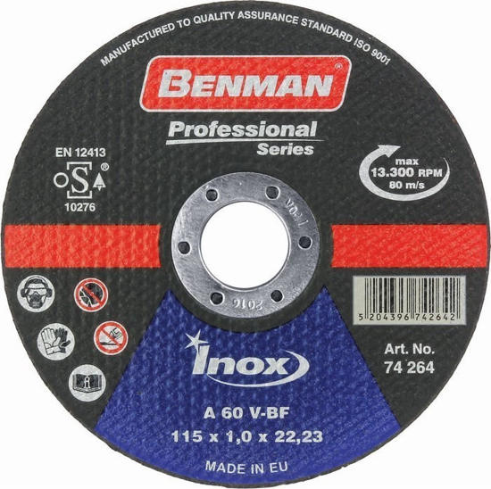 Εικόνα της Benman Δίσκος Κοπής Inox-CD PROFESSIONAL