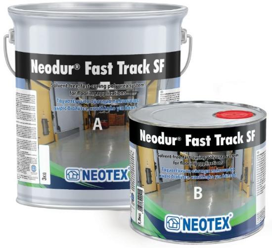 Εικόνα της Neotex Neodur Fast Track SF Σύστημα Πολυουρίας Σετ Α + Β (RAL 7035) Γκρι - 4.5Kg