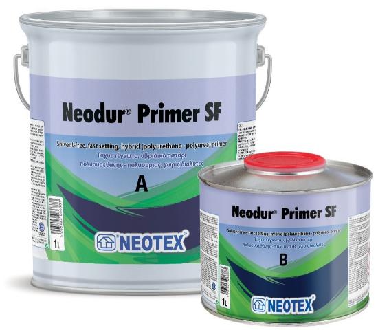 Εικόνα της Neotex Neodur Primer SF Ταχυστέγνωτο Yβριδικό Αστάρι Πολυουρεθάνης Πολυουρίας χωρίς Διαλύτες A+B 4kg