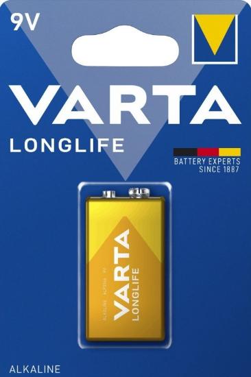 Εικόνα της Varta LongLife Αλκαλική Μπαταρία 9V 1τμχ