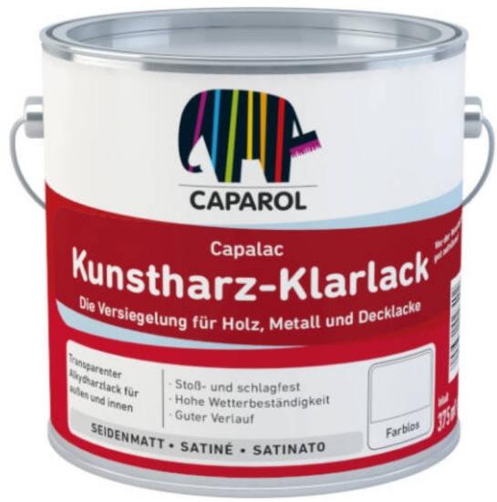 Εικόνα της Capalac Kunstharz-Klarlack Υψηλής Αντοχής Βερνίκι Κρούστας Διαλύτου Σατινέ