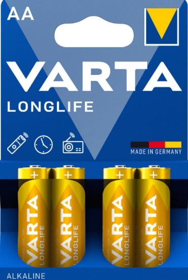 Εικόνα της Varta LongLife Αλκαλικές Μπαταρίες AA 1.5V 4τμχ