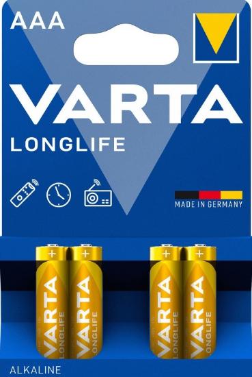 Εικόνα της Varta LongLife Extra Αλκαλικές Μπαταρίες AAA 1.5V 4τμχ