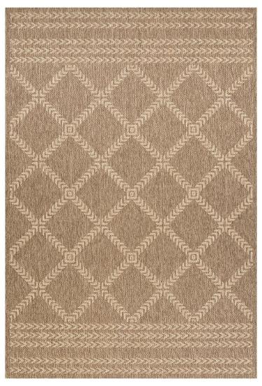 Εικόνα της NewPlan Χαλί Ethnik 2012C Brown/Caramel Beige - 070X140