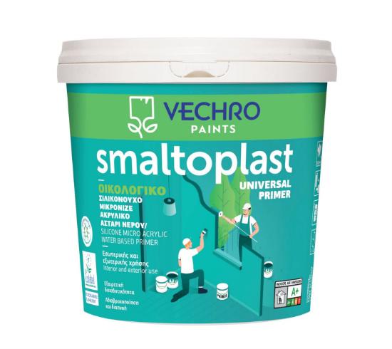 Εικόνα της Vechro Smaltoplast Universal Primer Σιλικονούχο Μικρονιζέ Ακρυλικό Οικολογικό Αστάρι Νερού Εσωτερικής & Εξωτερικής Χρήσης Άχρωμο