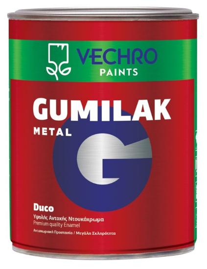 Εικόνα της Vechro Gumilak Duco Metal Ντουκόχρωμα με Aντισκωριακή Προστασία Γυαλιστερό Μαύρο