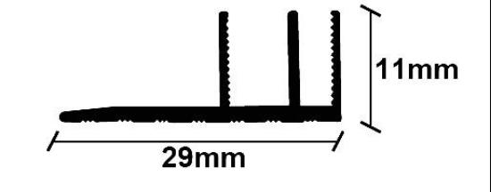 Εικόνα της NewPlan Προφίλ Παρκέ  Βάση  Μεγάλη   29X11X2750mm