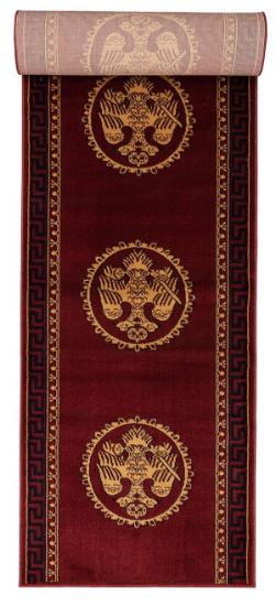 Εικόνα της NewPlan Χαλί Εκκλησιαστικό Patmos 2128Α Red-Cherry Διάδρομος 1m