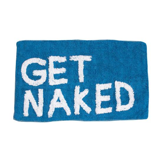 Εικόνα της Estia Τάπετο Μπάνιου Get Naked Βαμβακερό 80x50cm Μπλε
