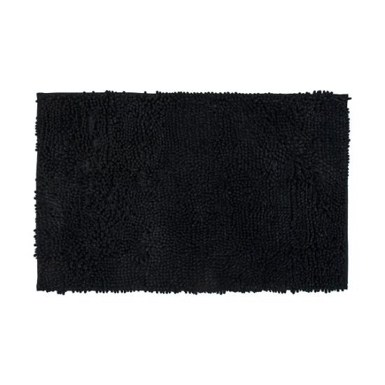 Εικόνα της Estia Τάπετο Μπάνιου Velvet Αντιολισθητικό 80x50cm Μαύρο