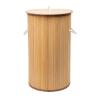 Εικόνα της Estia Καλάθι Απλύτων Bamboo Essentials Πτυσσόμενο Στρογγυλό 57lt