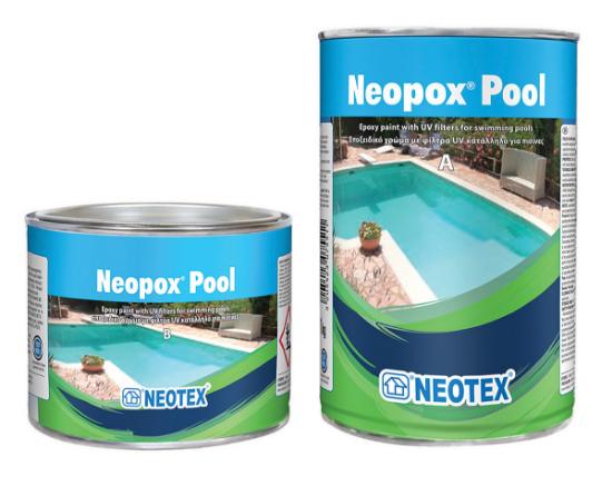 Εικόνα της Neotex Neopox Pool Εποξειδικό Χρώμα Ιδανικό για Πισίνα 9003 Γυαλιστερό Λευκό