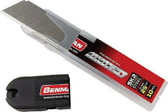 Εικόνα της Benman 71080 Λεπίδες Φαλτσέτας 25mm 10τμχ