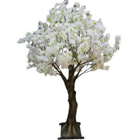 Εικόνα της NewPlan Τεχνητή Ανθισμένη Λευκή Ροδακινιά Ύψος 210cm*200cm PEACH FLOWER TREE   NP0043_210