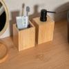 Εικόνα της Estia Αντλία Σαπουνιού Bamboo Essentials Τετράγωνη 8.2x7.5x17.5cm