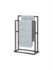 Εικόνα της Sealskin Carre Καλόγερος Μπάνιου Διπλός 48x79.5cm Μαύρος
