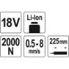 Εικόνα της Yato Πιστόλι Σιλικόνης 18V Solo YT-82889