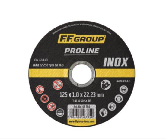 Εικόνα της FFgroup Δίσκος Κοπής Inox Proline 10τμχ σε Θήκη Αλουμινίου