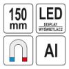 Εικόνα της Yato Αλφάδι Ψηφιακό LED 150MM YT-30395