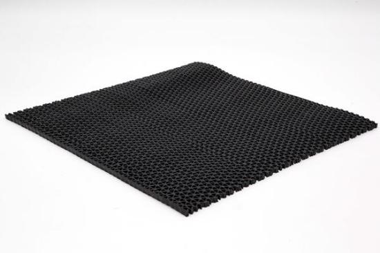 Εικόνα της NewPlan Πλαστικό Δάπεδο ZigZag Mat 5mm Black 1,20μέτρα  (τετραγωνικό)