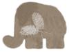 Εικόνα της NewPlan Χαλί Puffy FC25 Taupe New Elephant Antislip - 080X110