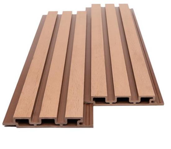 Εικόνα της NewPlan WPC PANEL με 3D Πηχάκια25/176.5mm TEAK 8510