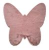 Εικόνα της NewPlan Χαλί Puffy JM7 Dark Pink Butterfly Antislip - 120X120B