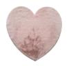 Εικόνα της NewPlan Χαλί Puffy FC19 Pink Heart Antislip - 120X120Η