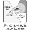 Εικόνα της Yato Τρυπάνι Κωνικό Τιτανίου 6-35mm YT-44739