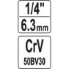 Εικόνα της Yato Κατσαβίδι Καρυδάκι με Μήκος 150mm 1/4"