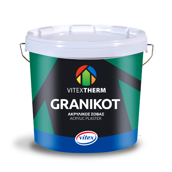 Εικόνα της Vitextherm Granikot Linea Acrylic Flat Ακρυλικός Σοβάς 25kg Βάση W 1,2mm