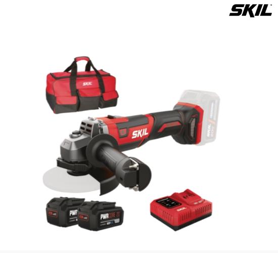 Εικόνα της Skil Γωνιακός Τρόχος Μπαταρίας 3930 με 2 Μπαταρίες 4,0Ah ,Ταχυφορτιστή 6,0Α και XL Τσάντα Μεταφοράς