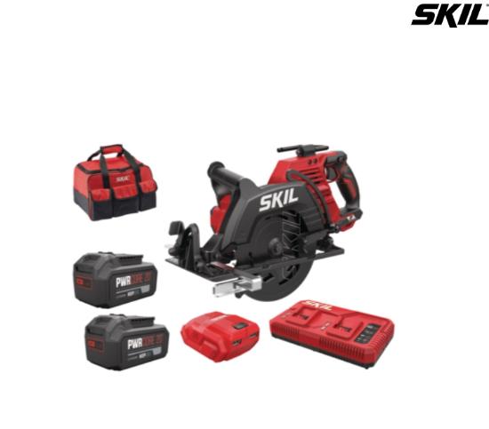 Εικόνα της SKIL 3572 EA Δισκοπρίονο μπαταρίας «XP brushless» Χωρίς Ψήκτρες «40V Max» με 2 Μπαταρίες 5.0Αh, Φορτιστή 2 Θέσεων 6Α & Τσάντα Μεταφοράς