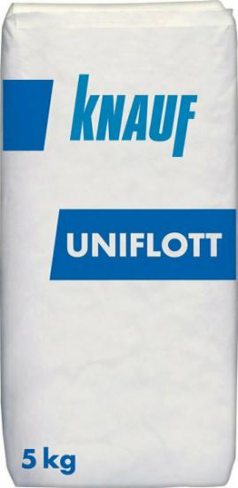 Εικόνα της Knauf Uniflott Στόκος Αρμολόγησης Γυψοσανίδων Λευκός 5kg