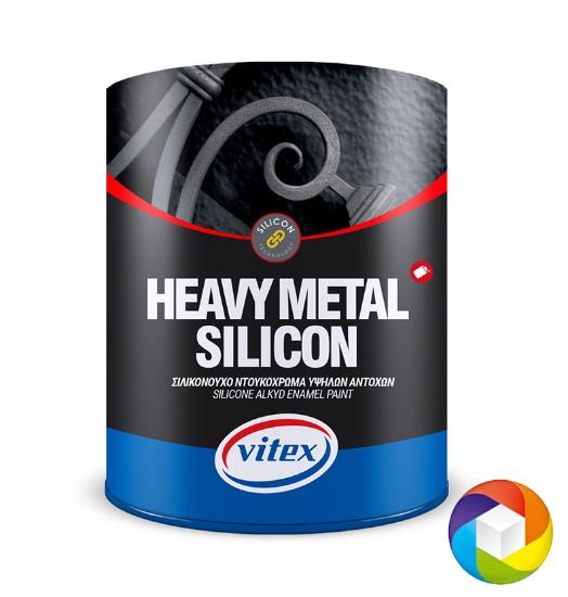 Εικόνα της Vitex Heavy Metal Silicon Σιλικονούχο Ντουκόχρωμα Gloss 180ml