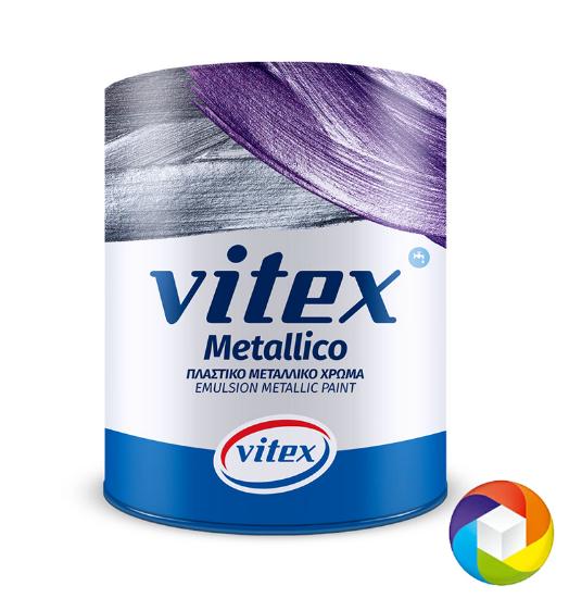 Εικόνα της Vitex Metallico Πλαστικό Χρώμα για Μεταλλικό Φινίρισμα