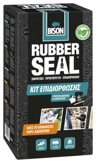 Εικόνα της Bison Rubber Seal Kit Σφραγιστικό με Βάση το Λάστιχο για Στεγανή Σφράγιση Προστασία και Επισκευή 750ml
