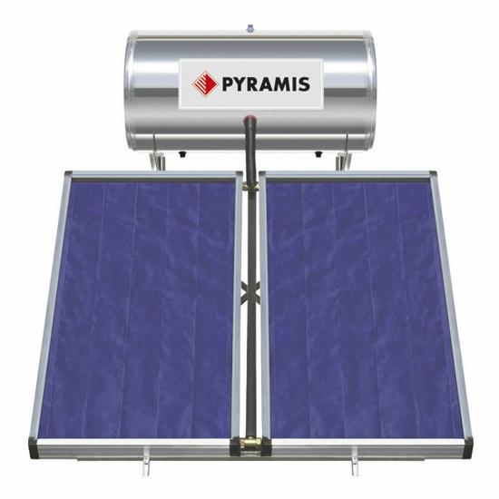 Εικόνα της Pyramis Ηλιακός Θερμοσίφωνας 200 λίτρων Glass Τριπλής Ενέργειας με 3τ.μ. Συλλέκτη