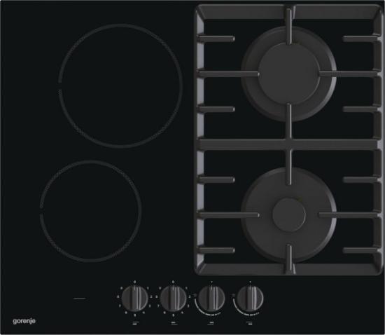 Εικόνα της Gorenje GCE691BSC Εστία Υγραερίου & Ρεύματος Αυτόνομη 60x52.2εκ.