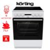 Εικόνα της Korting KEC6A40WG Κουζίνα 71lt με Κεραμικές Εστίες Π60εκ. Λευκή