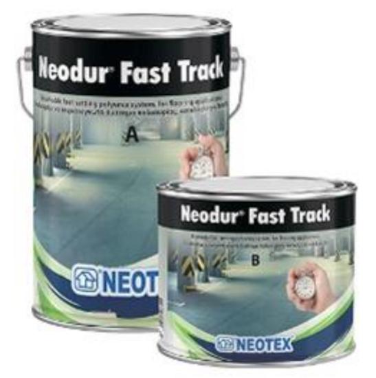 Εικόνα της Neotex Neodur Fast Track Ταχυστέγνωτο Επαλειφόμενο Σύστημα Αλειφατικής Πολυουρίας 5kg Λευκό