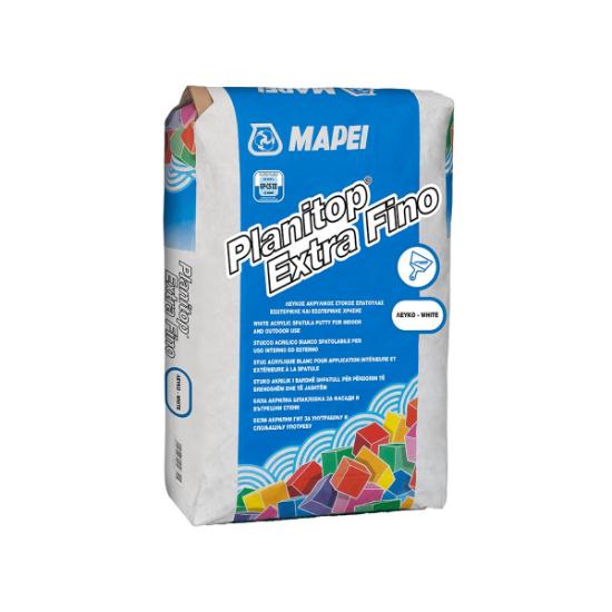 Εικόνα της Mapei Planitop Extra Fino Στόκος Σπατουλαρίσματος Λευκό 25kg