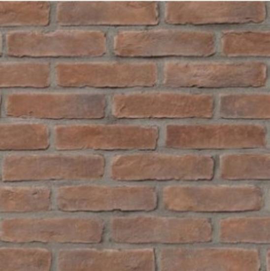 Εικόνα της HellasStones Διακοσμητικά Τουβλάκια Attica Brick Marrone & Corner