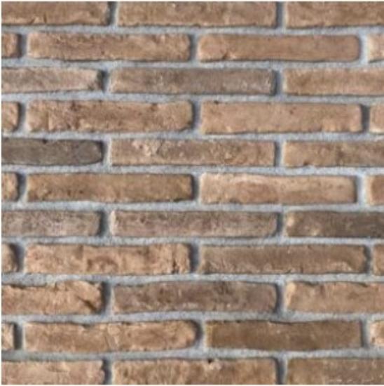 Εικόνα της HellasStones Διακοσμητικά Τουβλάκια Lane Brick Marrone