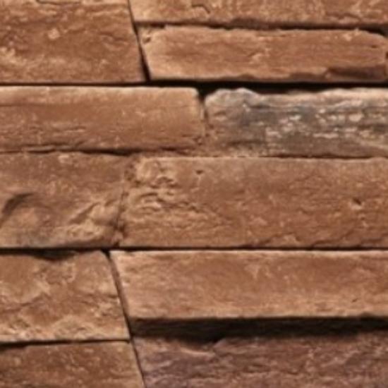 Εικόνα της Hellas Stones Τεχνητή Πέτρα Επένδυσης Petra Εσωτερικού και Εξωτερικού Χώρου Brown