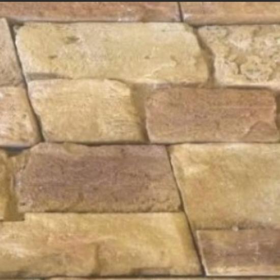 Εικόνα της Hellas Stones Τεχνητή Πέτρα Επένδυσης Petra Εσωτερικού και Εξωτερικού Χώρου Sahara