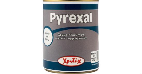 Εικόνα της Χρωτέχ Pyrexal 600oC Χρώμα Αλουμινίου Υψηλών Θερμοκρασιών 750 ml